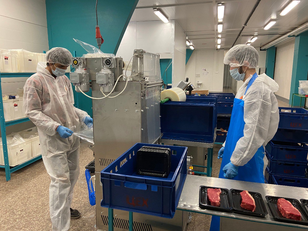 Склад NordMeat — зона отгрузки